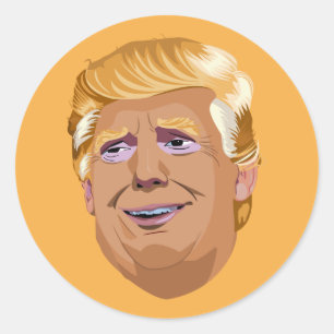 Classic Trump  Round Sticker
