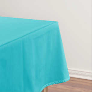 Classic Turquoise Blue Tablecloth