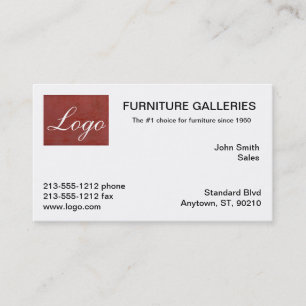 Classic Tuscan Red Logo Business Cards