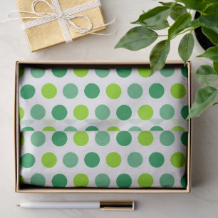 Classic Two-Tone Polka Dot Seamless Pattern Tissue Paper