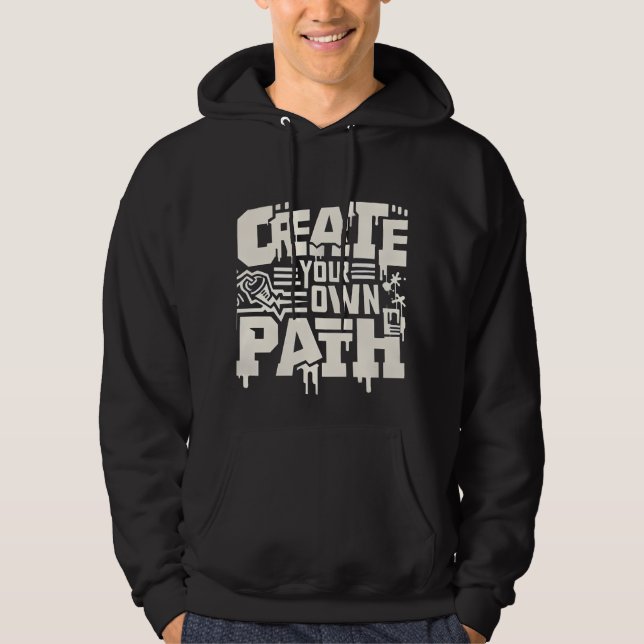 Classic typography design hoodie (Front)