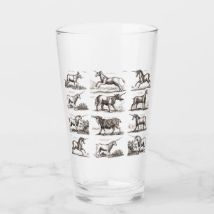 Classic Unicorn Antique Mythical Magical Creature Glass