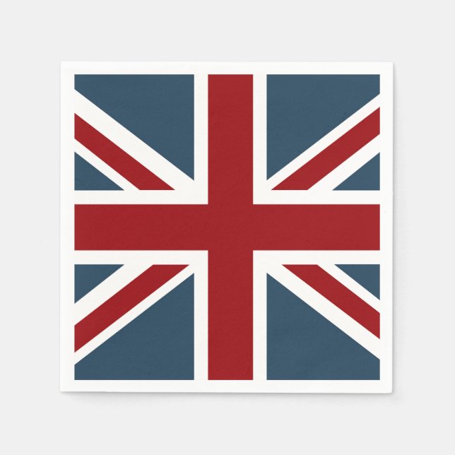 Classic Union Jack Flag Napkin (Front)