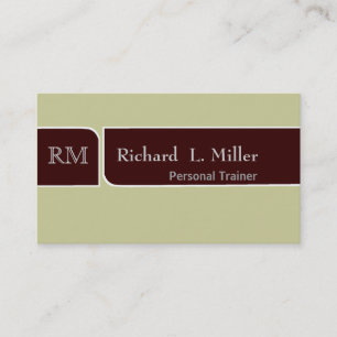 Classic Upscale Lux Professional Brown Earth Business Card