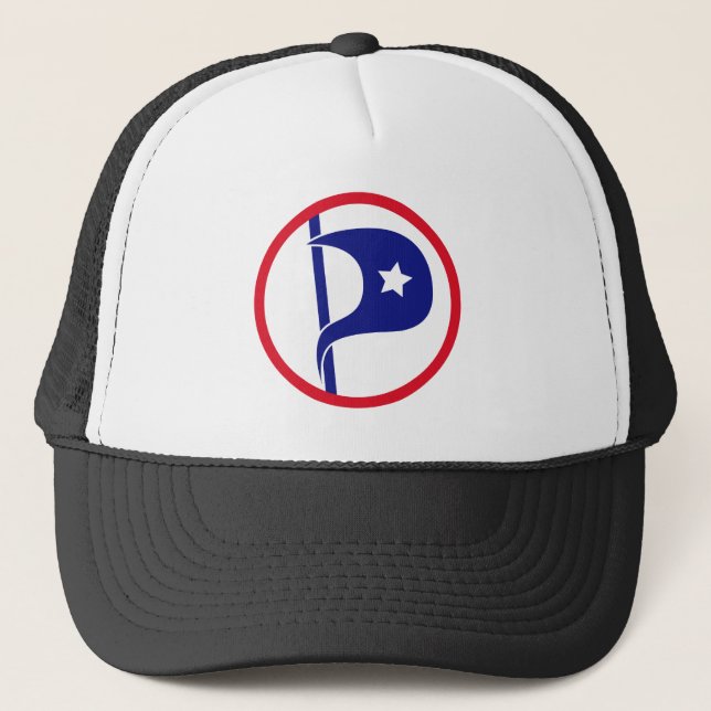 Classic US Pirate Party Trucker Hat (Front)
