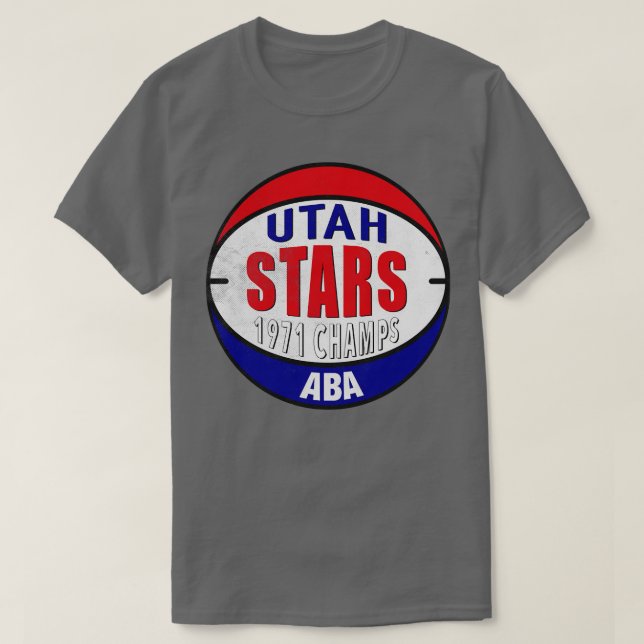 Classic Utah Stars 1971 T-Shirt (Design Front)