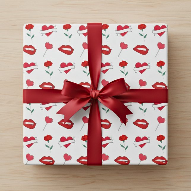 Classic Valentine's Day Wrapping Paper (Classic Valentine's Day Wrapping Paper)