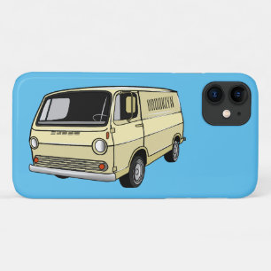 Classic van cartoon illustration Case-Mate iPhone case