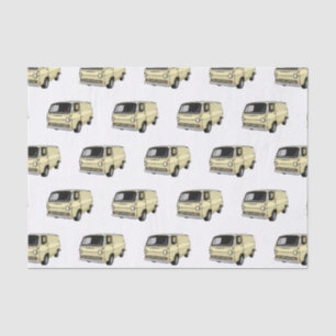 Classic van cartoon illustration tissue paper