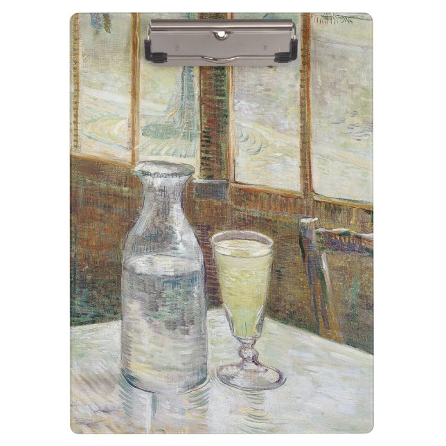 Classic Van Gogh Paris Cafe Absinthe Art Clipboard (Front)