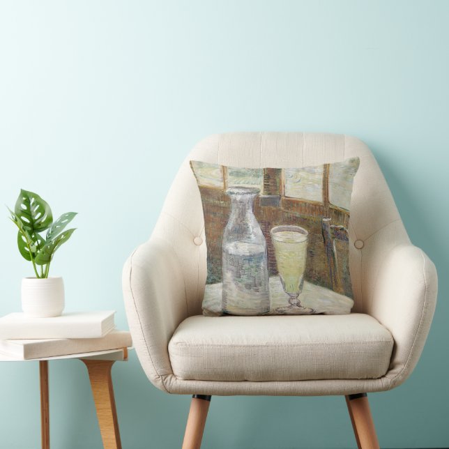 Classic Van Gogh Paris Cafe Absinthe Art Cushion (Chair)