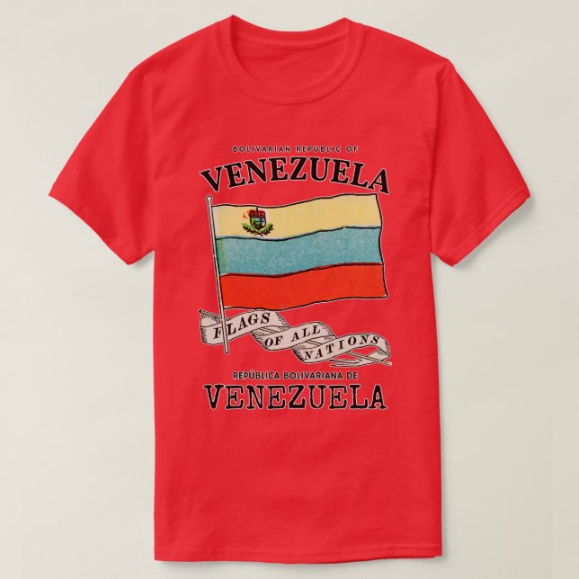 Classic Venezuela Country Flag T-Shirt (Design Front)