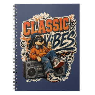 Classic Vibes Retro Music T-Shirt for Music Notebook
