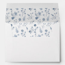 Classic Victorian Blue French Garden Chic Wedding