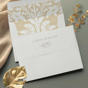 Classic Victorian-Inspired Wedding Envelope