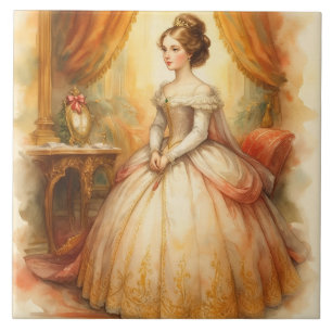 Classic ,Victorian Style, Beautiful Princess Tile