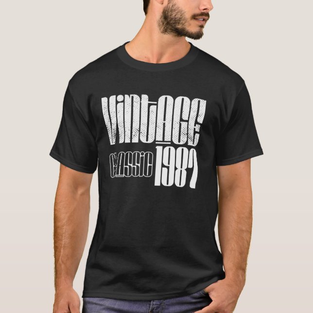 Classic Vintage 1987 T-Shirt (Front)