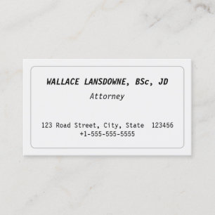 Classic, Vintage, and Old Fashioned Business Card