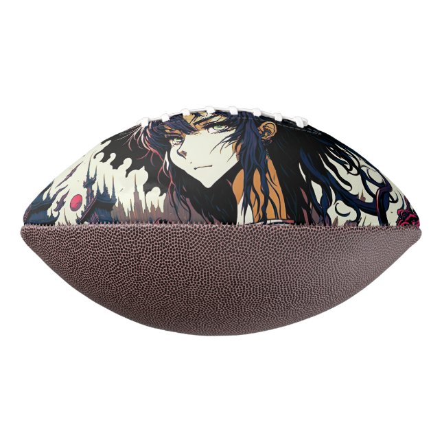 Classic Vintage Anime Girl - 90's Manga Football (Rotated 270)