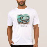 *~* Classic Vintage Antique Painting Car Retro T-Shirt<br><div class="desc">WHITE T- Shirt Sleeve of an old CLASSIC CAR. Energetically Enhanced Digital Paintings of vehicle which is Retro Classic Vintage Antique Car , Auto , Automobiles. * A gorgeous appreciated Turquoise Classic. The style is very Artistic Unique Created Painterly and Artistic with some Grunge done Modern Classic and just plain...</div>