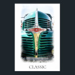*~* Classic Vintage Antique Painting Old TRUCK Poster<br><div class="desc">Vertical Car / TRUCK - POSTER PRINT WALL ART - RETRO CLASSIC CARS - Grunge style Digitally Enhanced Photo Paintings - PERSONALIZE TEXT IF DESIRED. - OLD TRUCK. The background Frame is WHITE. The simple font word CLASSIC can be edited to your liking or Deleted. You choose. Energetically Enhanced Digital...</div>