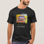 *~* Classic Vintage Antique Rusty Red TRUCK T-Shirt<br><div class="desc">MEN's BLACK T-SHIRT - CLASSIC CARS RETRO - Grunge style Digital Enhanced Paintings - PERSONALIZE TEXT IF DESIRED. - GRUNGE ABSTRACT OLD rusty RED TRUCK in a field with trees. The word CLASSIC can be edited to your liking or Deleted. Energetically Enhanced Digital Enhanced Photo Paintings of vehicle which is...</div>