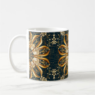 Classic vintage background. Seamless classic golde Coffee Mug
