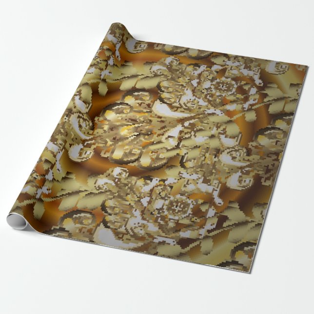 Classic vintage background. Seamless classic vinta Wrapping Paper (Unrolled)