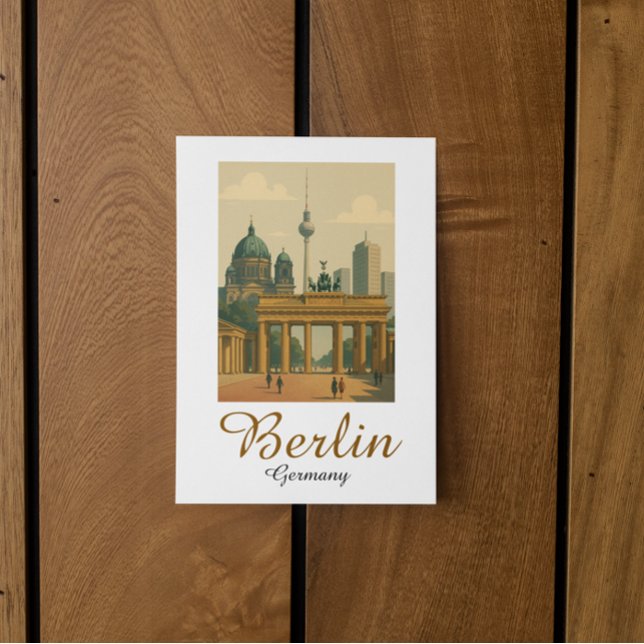 Classic Vintage Berlin Germany Landmark Postcard (Classic Vintage Berlin Germany Landmark Postcard)