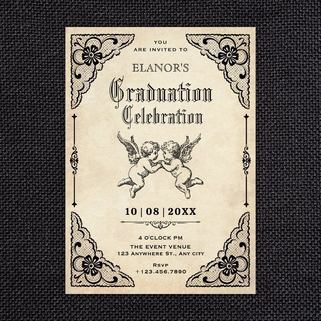 Classic vintage bridal shower invitation (Creator Uploaded)