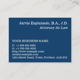 Classic, Vintage Business Card