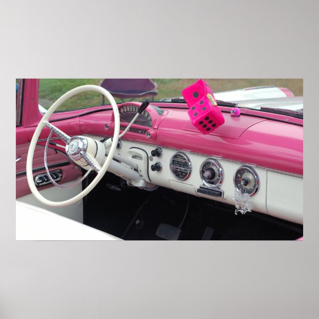 Classic Vintage Car Poster (Front)