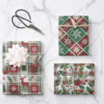 Classic Vintage Christmas Plaid & Holly Pattern Wrapping Paper Sheet<br><div class="desc">Evoke the spirit of the season with our classic Christmas wrapping paper featuring a traditional plaid pattern in vibrant red,  crisp white,  and verdant green. Overlay with a holiday symbol,  this festive and timeless design is sure to delight your loved ones during the holiday season.</div>