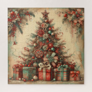 Classic Vintage Christmas Puzzle