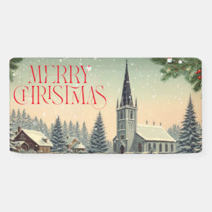Classic/Vintage Christmas scene Banner