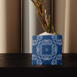 Classic Vintage Elegant Cobalt Blue And White Tile<br><div class="desc">Classic and elegant decorative tile design featuring white ornaments on a cobalt blue background.</div>