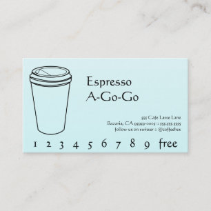 Classic Vintage Etching Steaming Art Loyalty Card