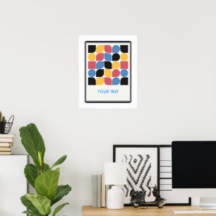 classic vintage geometric bauhaus posterart poster