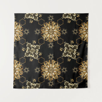 Classic Vintage: Golden Oriental Seamless. Tapestry
