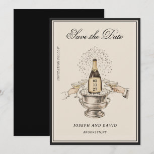 Classic Vintage Illustration  Invitation