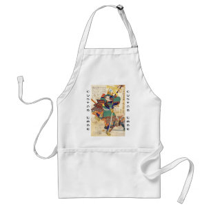 Classic Vintage Japanese Samurai Warrior General Standard Apron
