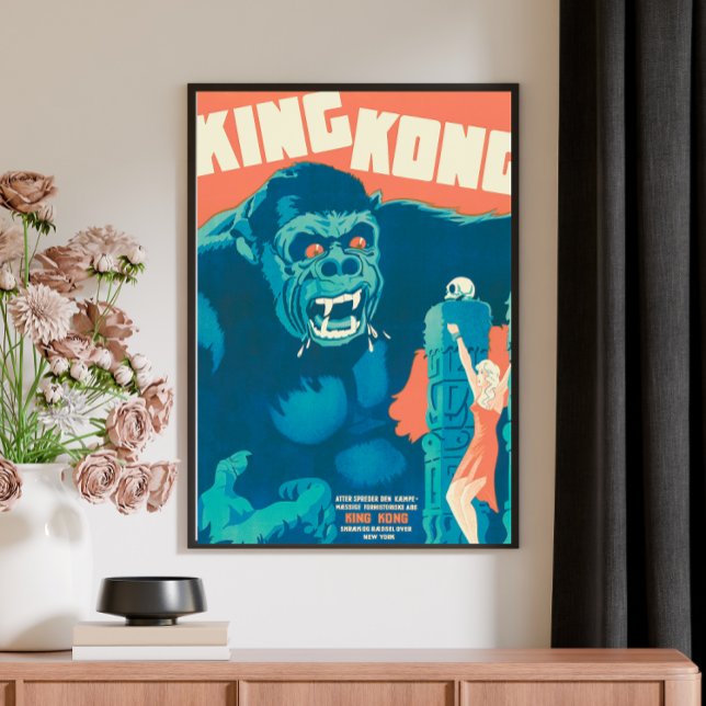 Classic Vintage King Kong Retro Movie Poster (Creator Uploaded)