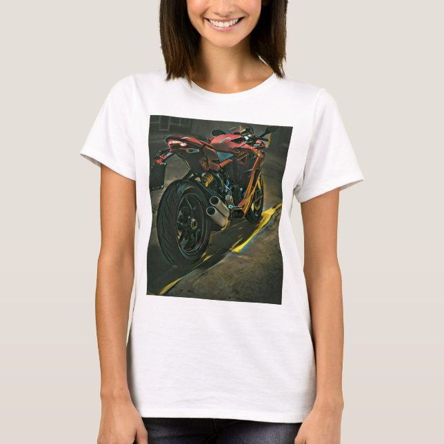 classic vintage motorcycle gift T-Shirt (Front)