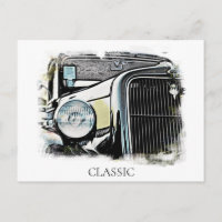 *~* Classic Vintage Old Antique Car Painting