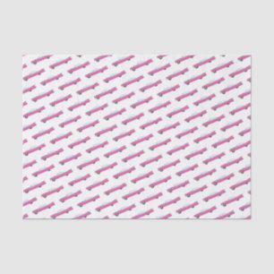 Classic Vintage Pink Car Birthday Party Tissue Paper