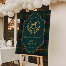 classic Vintage Polo Horse Party Baby shower
