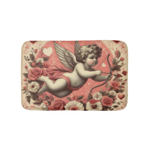 Classic/Vintage/Retro Cupid Valentine's day Bath Mat