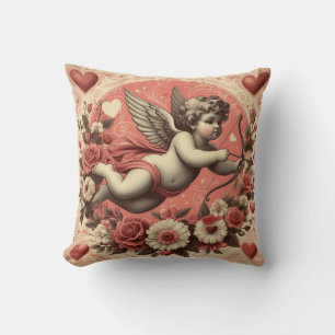 Classic/Vintage/Retro Cupid Valentine's day Cushion