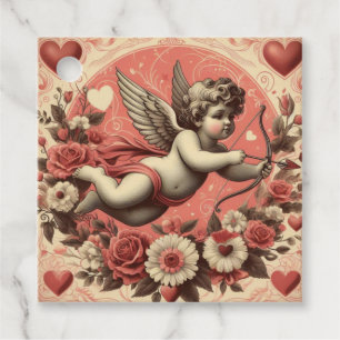 Classic/Vintage/Retro Cupid Valentine's day Favour Tags