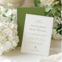 Classic Vintage Sage Green & Blue Wedding